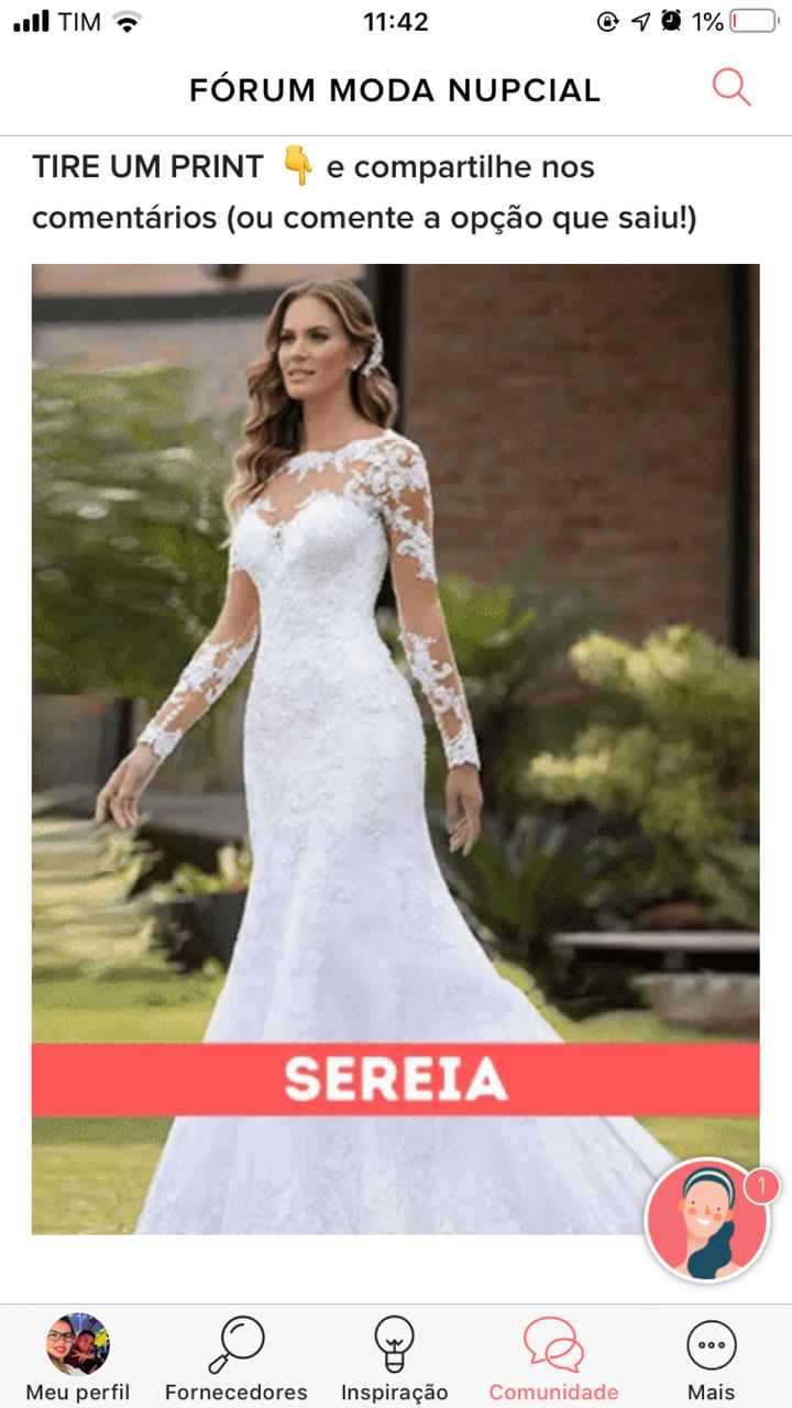 TIRE UM PRINT para decidir o vestido - 1