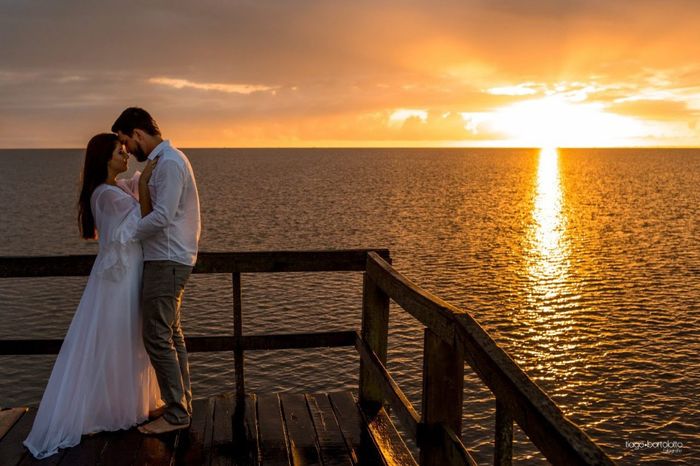 Pré Wedding com vestido de noiva 1