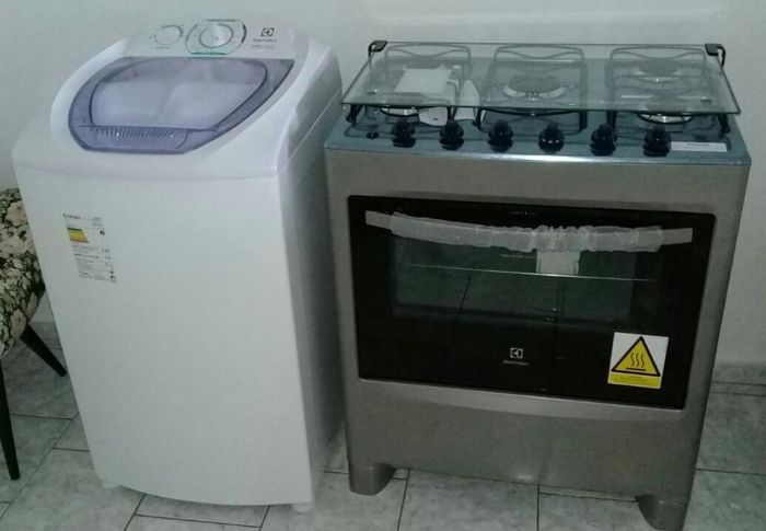 Máquina de Lavar e Fogão