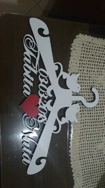 Cabide com nomes 😍 in love - 1