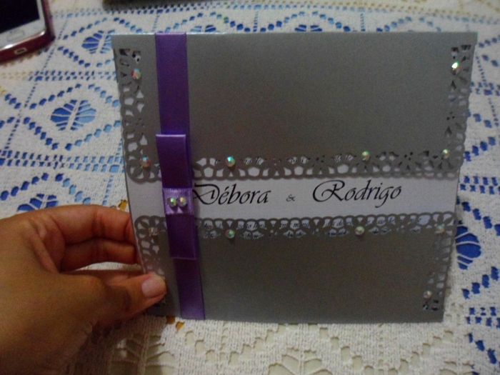 Meu convite: parte externa