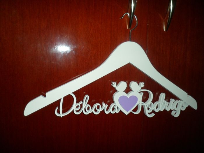 Meu cabide para o vestido!