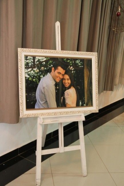Nosso quadro exposto na festa
