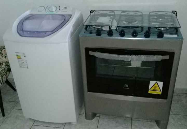 Máquina de Lavar e Fogão