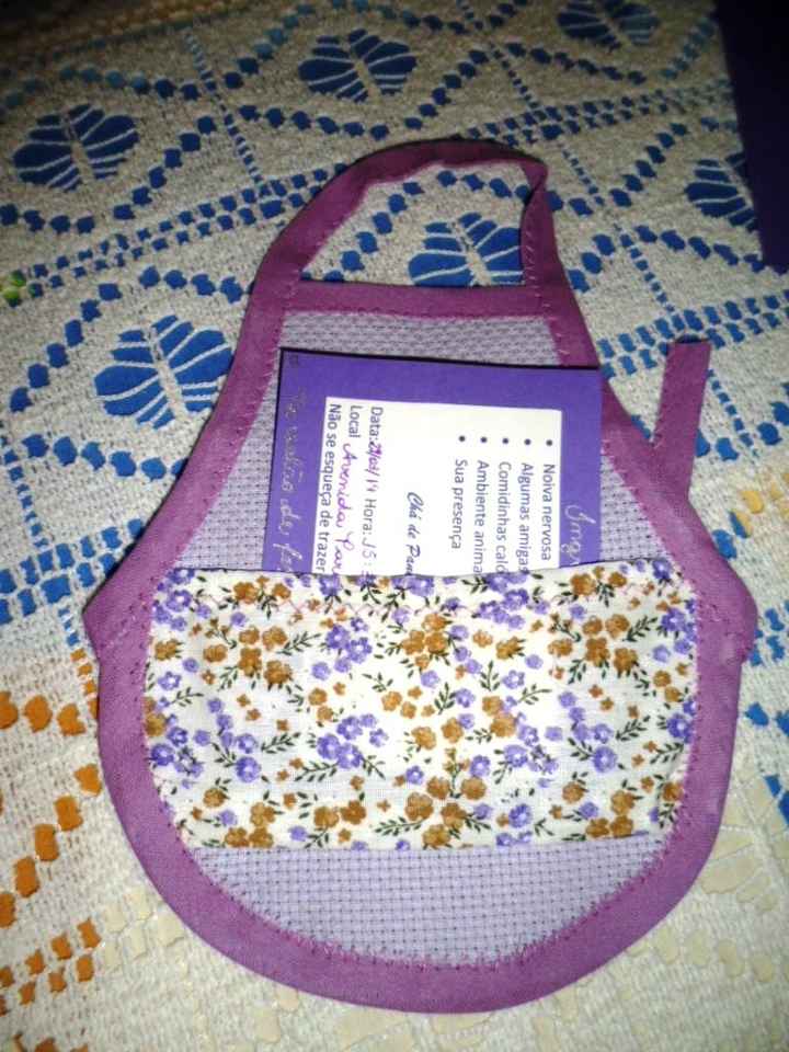 Meu convite chá de panela