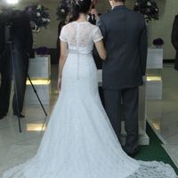 Meu vestido de renda costas