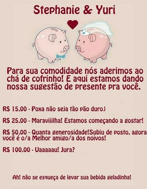 Chá do cofrinho 3
