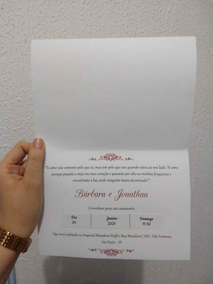 Como "reformei"  meu convite oficial com a nova data #vemver - 2