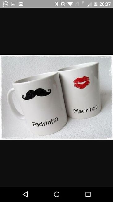 Lembrança para os padrinhos - 2