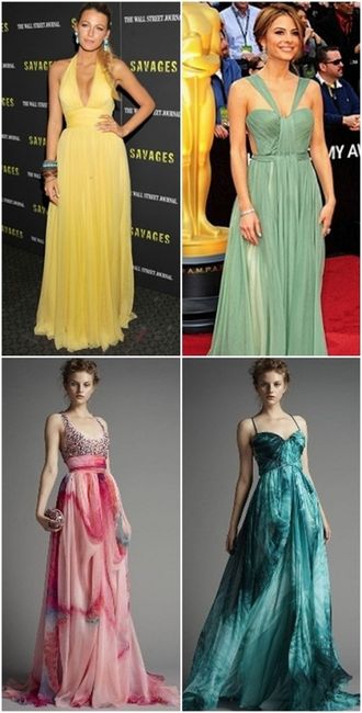 Modelos de roupas de madrinhas
