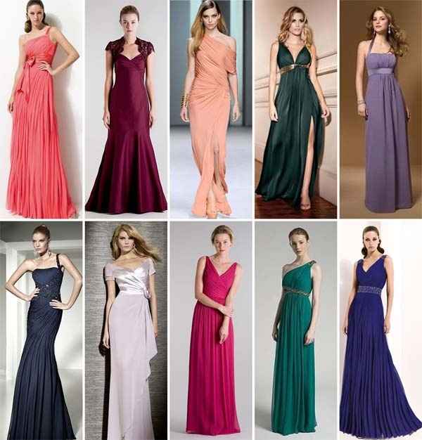 Modelos de trajes para madrinhas