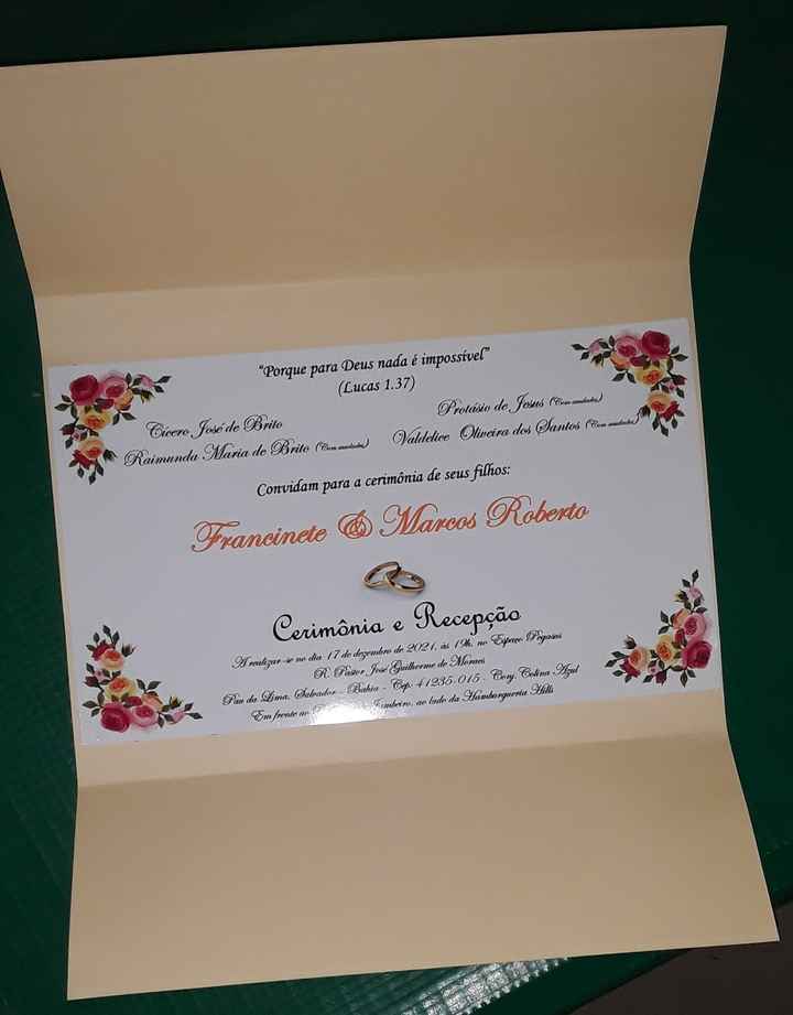 Meu Convite estar pronto! - 2
