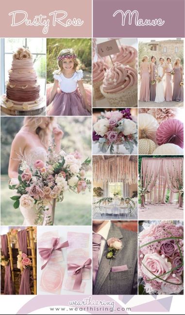 Paleta de cores casamento - 2