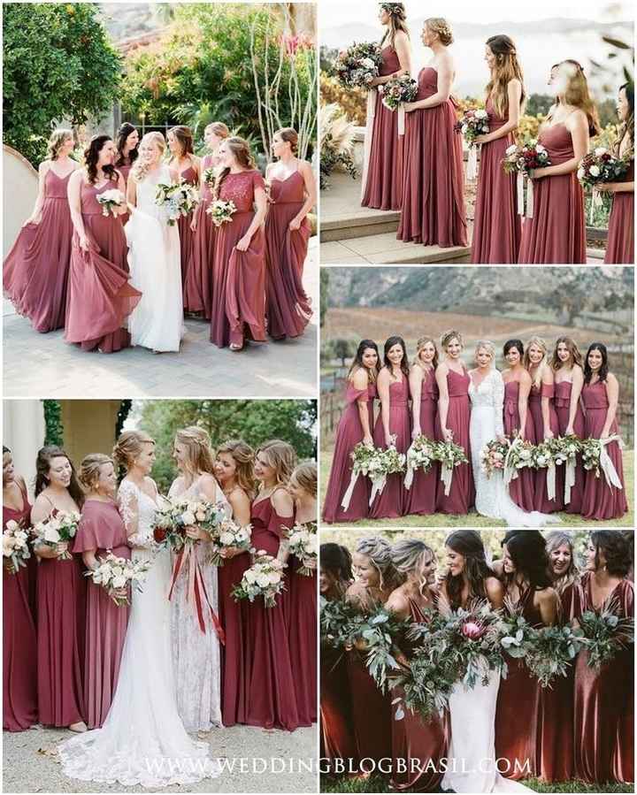 Tendencia de cores de vestidos para shop madrinhas 2019