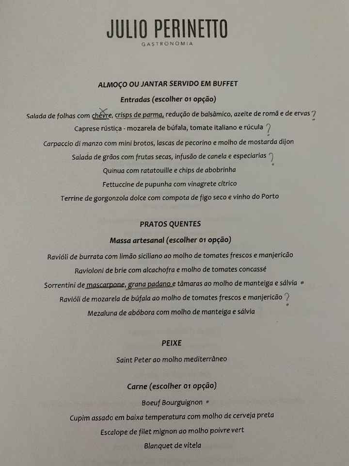 Menu de casamento Superchef - Emily - 3