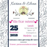 Convite - noivado - 3