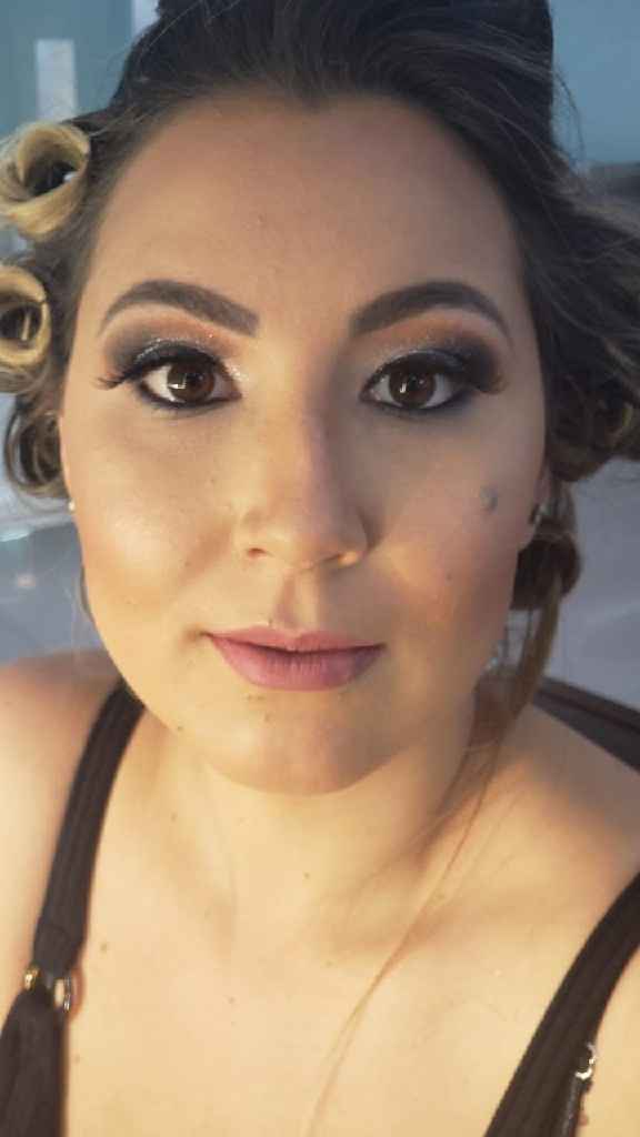 Teste de Make e Penteado - 2