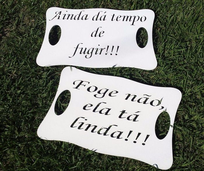 plaquinhas