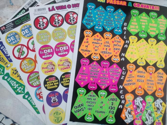 adesivos para gravata