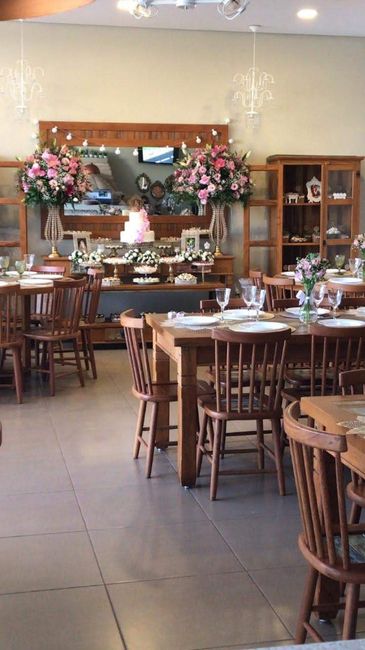 Decoração do salão