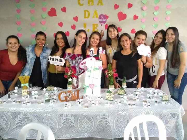 Foto com algumas madrinhas. Faltou algumas que moram longe e não puderam comparecer
