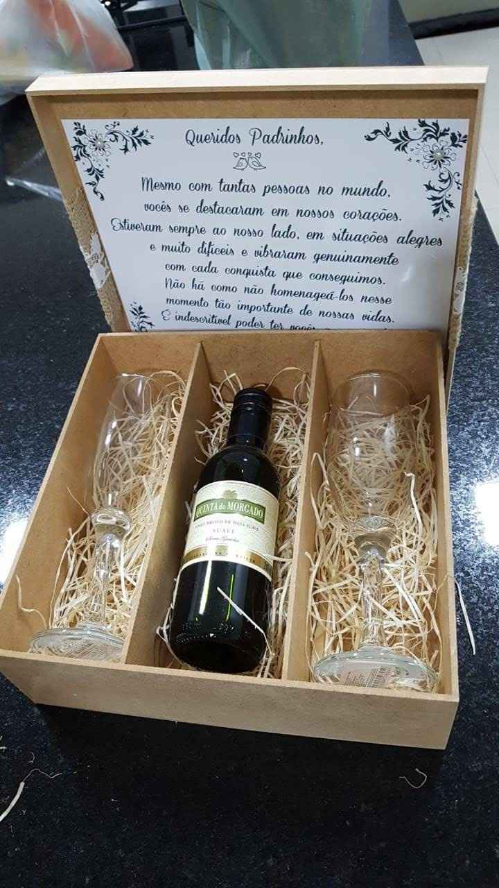 Lembrancinha dos padrinhos