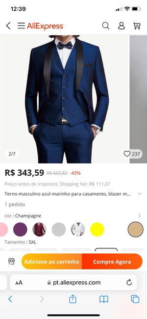 Que cor coloco os padrinhos? 1