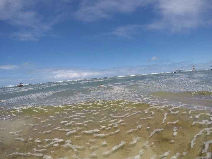 Mar calmo no Francês