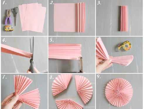 decoração com papel