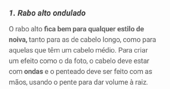 Rabo de cavalo para noivas: 9 variações de penteados modernos, elegantes e casuais! - 1