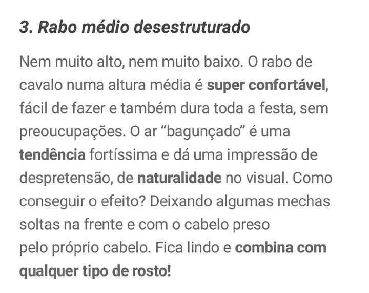 Rabo de cavalo para noivas: 9 variações de penteados modernos, elegantes e casuais! - 5