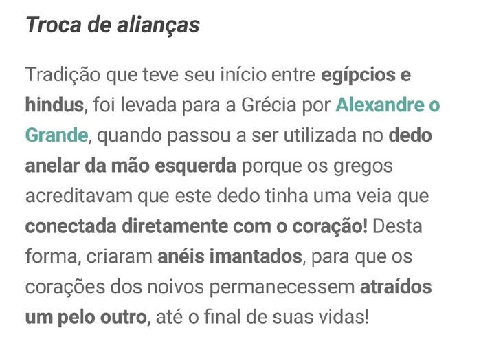 Tradições de casamento - 2