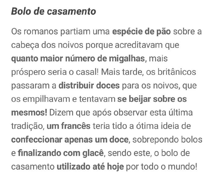 Tradições de casamento - 10