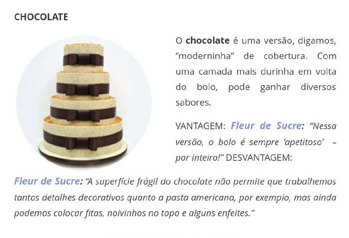 Bolo de casamento e alguns tipos de cobertura... - 5