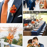 Casamento azul marinho e os pais e mães que cor combina? - 1