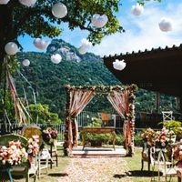 Casamento ao ar livre