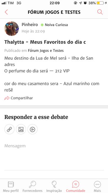 ÚLTIMO PASSO: Compartilhe seus favoritos de casamento! - 1