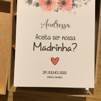 Caixa de convite de padrinhos - 4