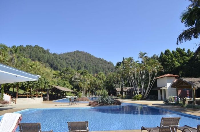 O Sitio Guarany Eco Resort em que ficamos 