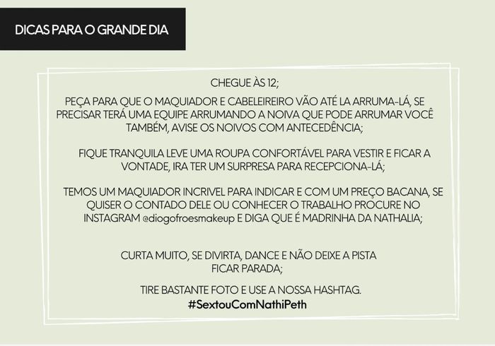 Meu manual de madrinhas e padrinhos 6