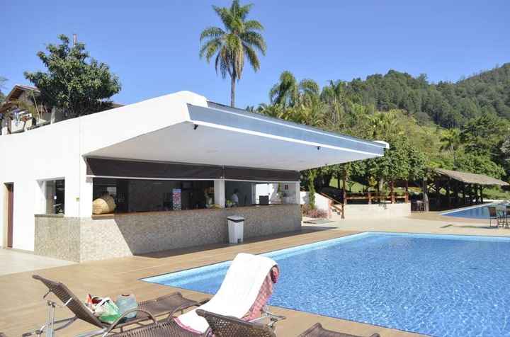 O Sitio Guarany Eco Resort em que ficamos 