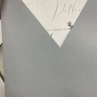Nosso convite de casamento feito por nós mesmo. - 6