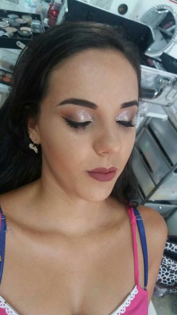  *make e *penteado para o grande dia! Vem ver 😍👍 - 1