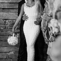 Vestido de noiva de crochê