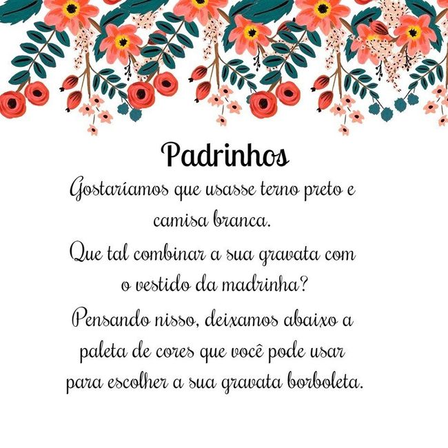 Manual dos Padrinhos - Padrinhos