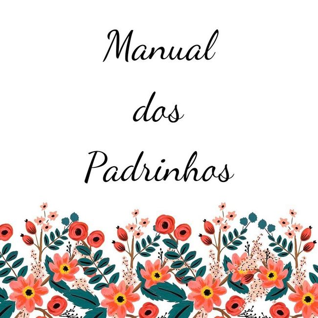 Convite/manual de Padrinhos •editavel• 5
