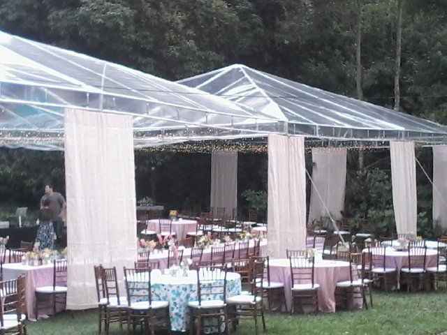 tenda transparente