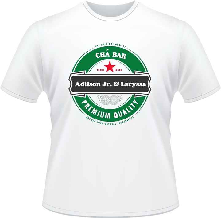 Camisa personalizada para chá bar