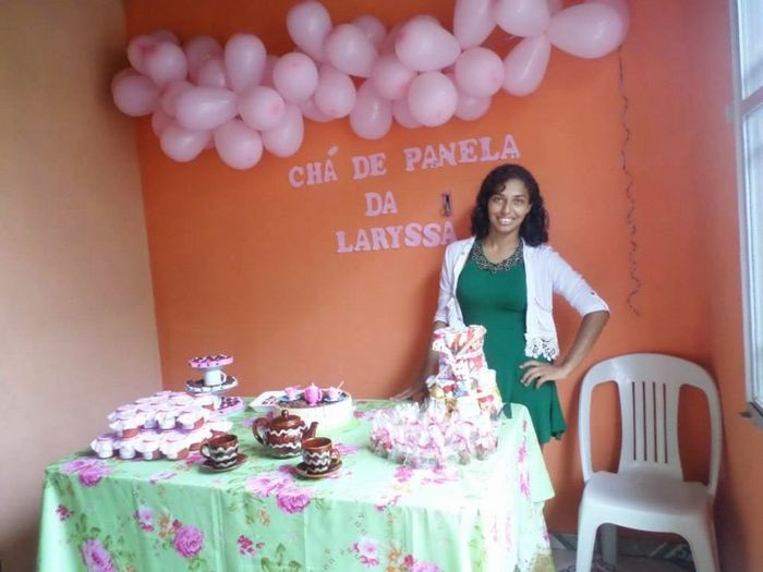 Decoração do meu chá 