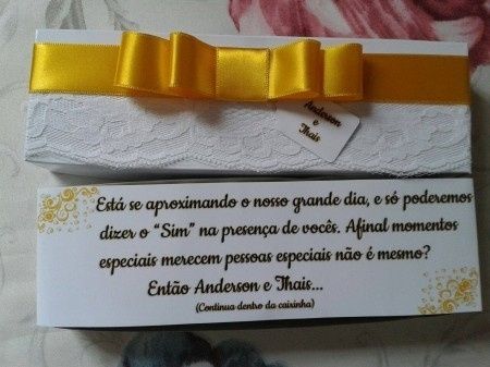 Caixa de bis personalizada para padrinhos 